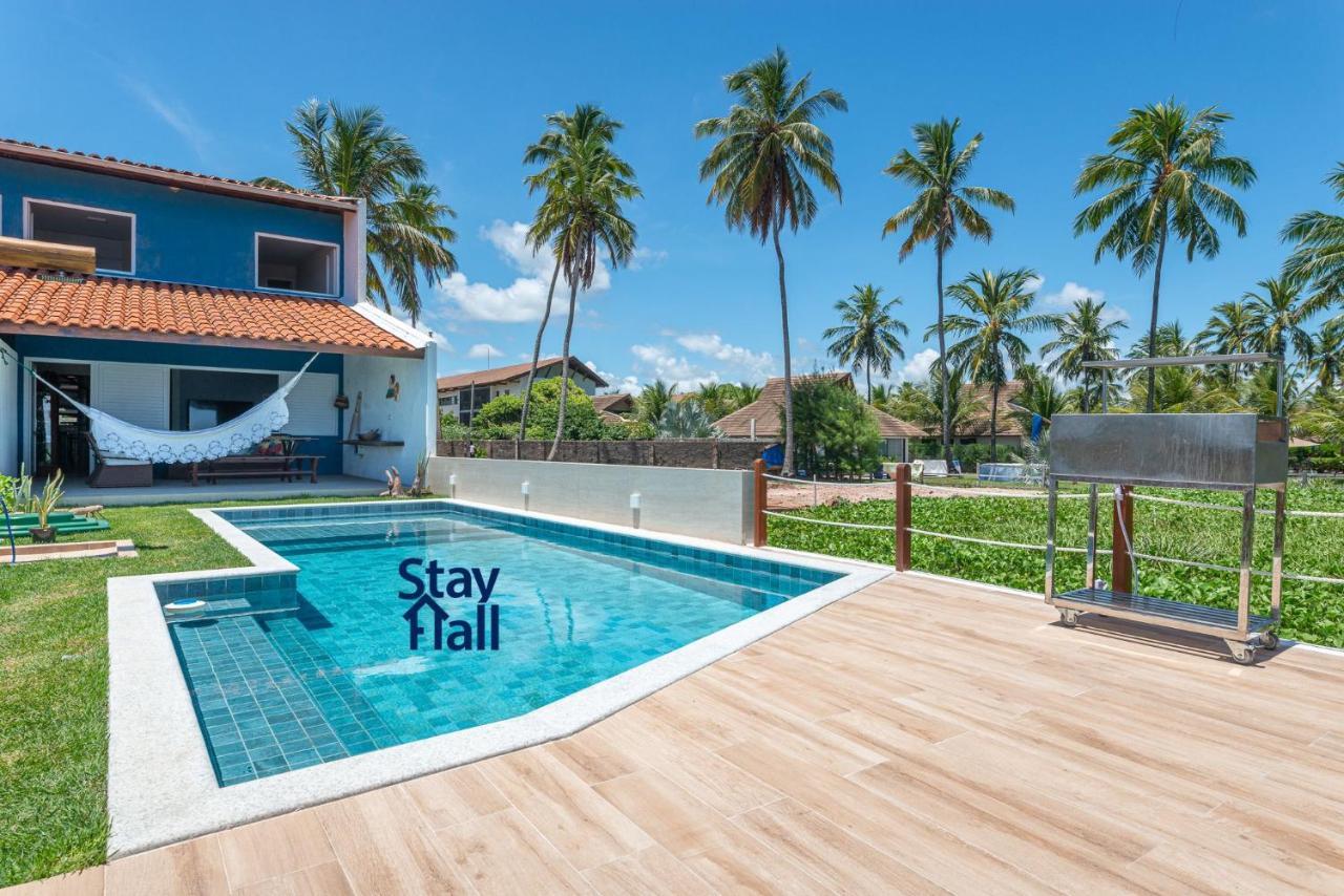 Вилла Casa-4Qts-Beira Mar-Piscina E Cozinheira-Sh038 Прая-дос-Карнейрос Экстерьер фото